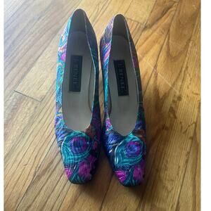 Vintage J. Renéé Multicolor Paisley Slip-On Pumps – Size 9N